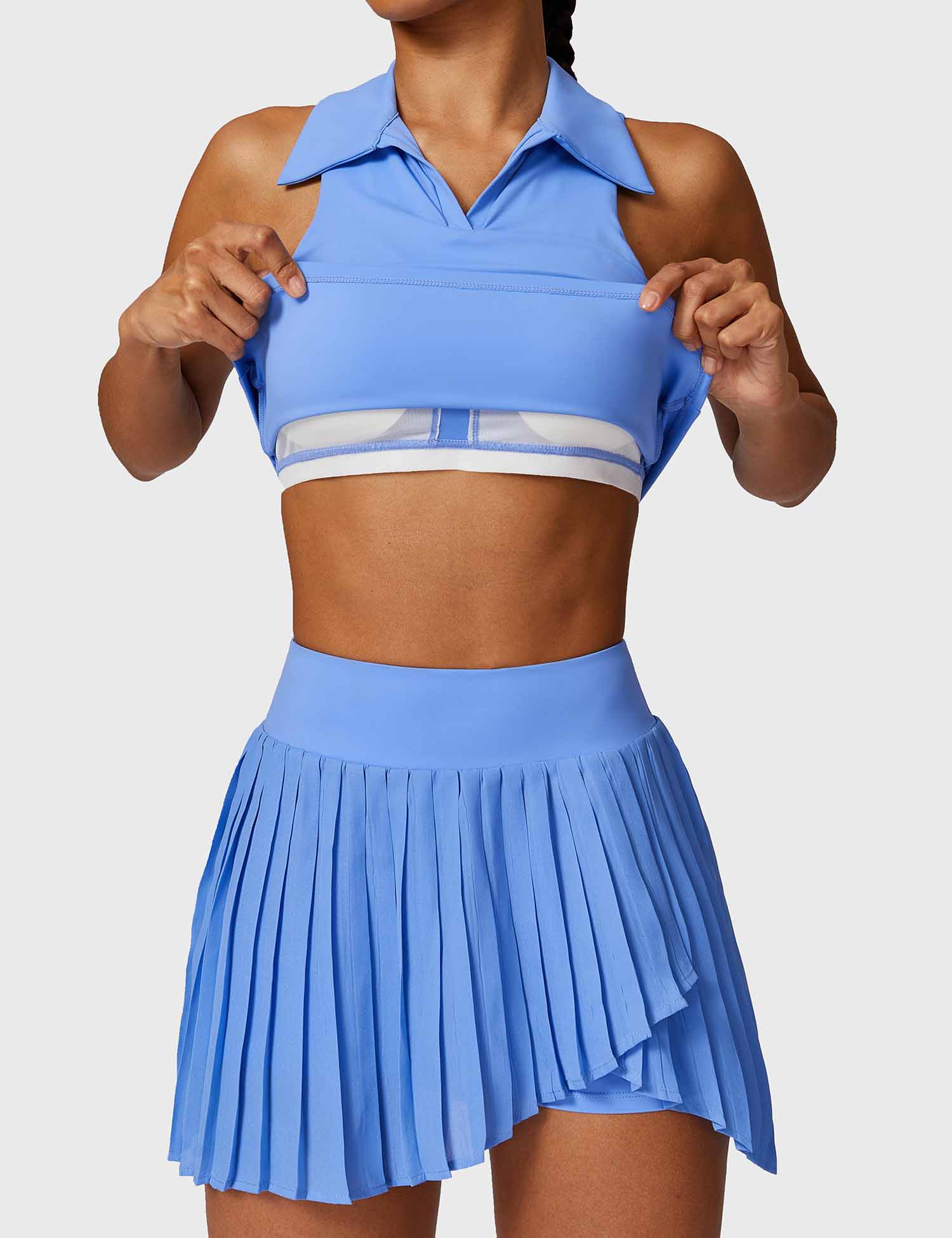 Yeoreo Crop Top Tenis Faldas Sets