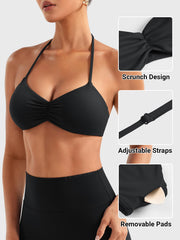 Yeoreo Sujetador Deportivo Halter Amiey