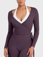 Yeoreo Michelie Cruzado Manga Larga Ballet Top