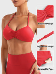 Yeoreo Sujetador Deportivo Halter Amiey