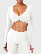 Yeoreo Agantha Top Manga Larga V Profundo