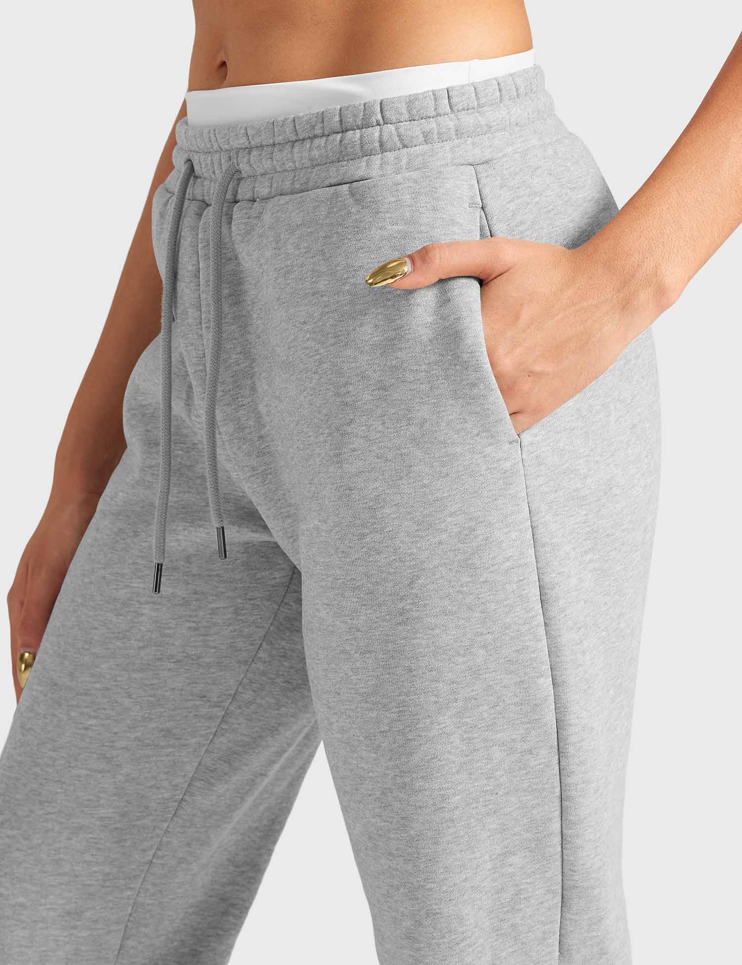 Yeoreo Marceline Joggers De Cordón Con Bajos Ajustados