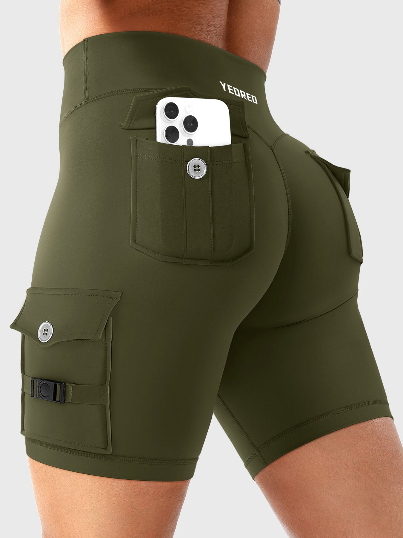 Yeoreo Oaklie Cargo Shorts de Ciclismo