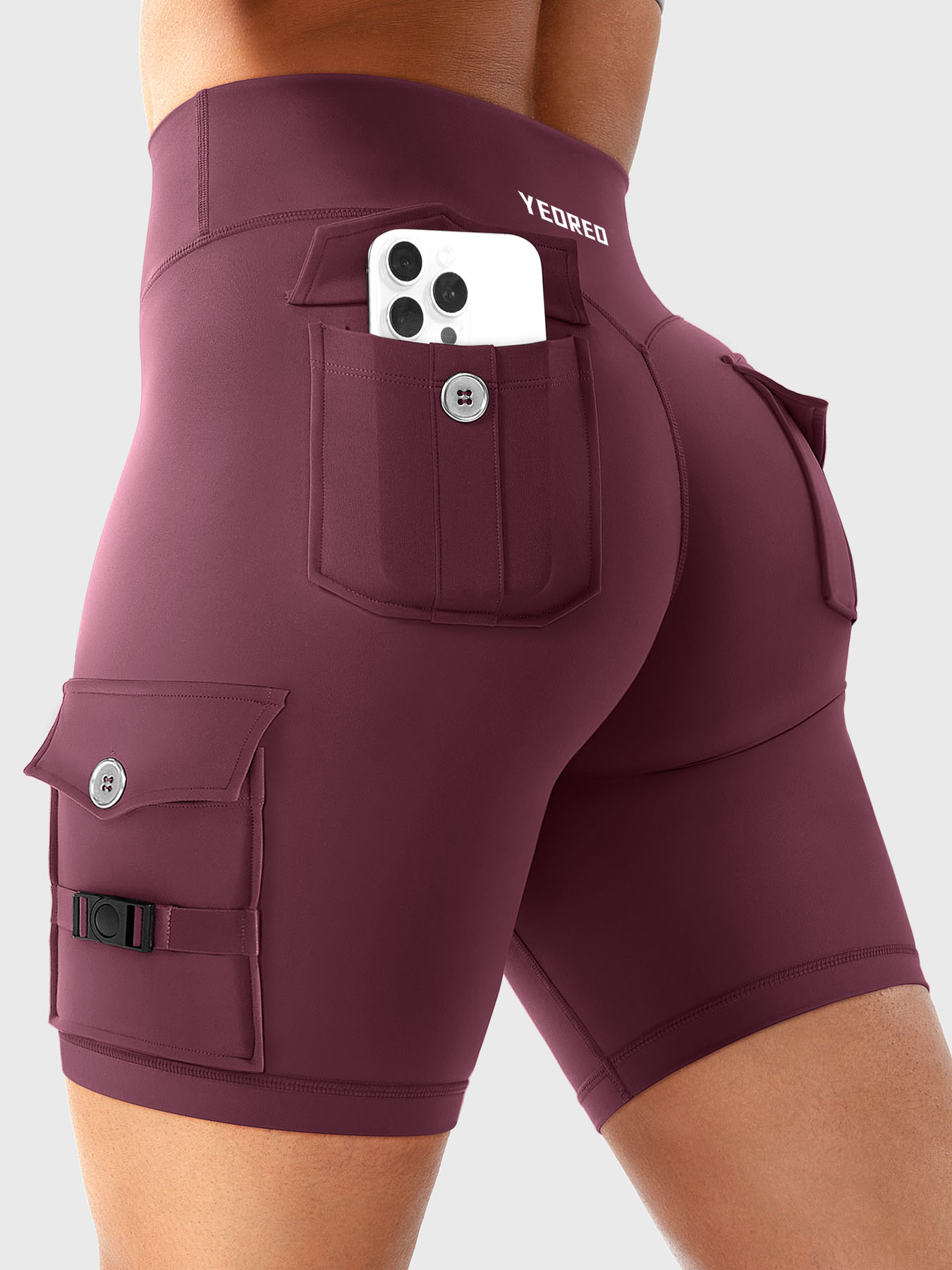 Yeoreo Oaklie Cargo Shorts de Ciclismo